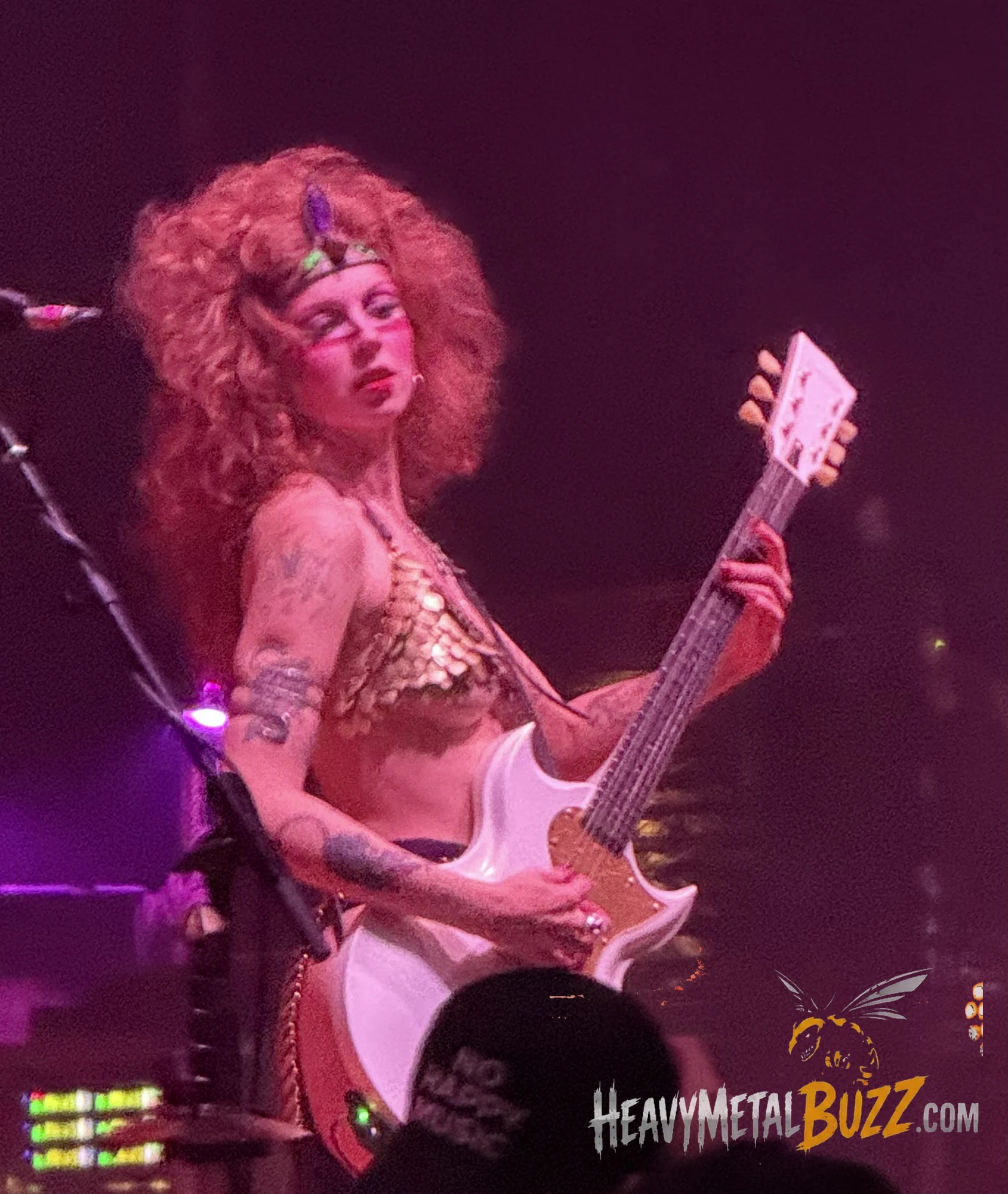 The Rat Queen performing live with Castle Rat at the Worcester Palladium